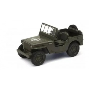 Coleccionable Jeep Militar Metálico